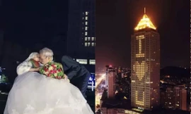 Cụ ông 84 tuổi thắp sáng cả tòa nhà để tỏ tình với vợ 