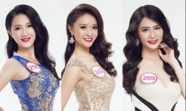 Từ trái sang: Trần Ngô Thu Thảo, Nguyễn Thị Như Thủy, Phạm Châu Tường Vi.