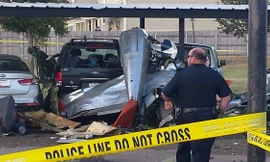 Hiện trường vụ tai nạn. Ảnh: Fox 7