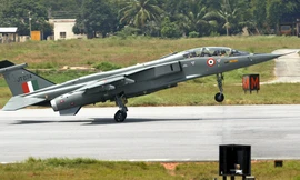 Chiến đấu cơ Jaguar của Không quân Ấn Độ. Ảnh: AP