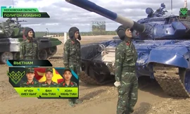 Đội Việt Nam giành huy chương bạc tại giải Tank Biathlon 2019