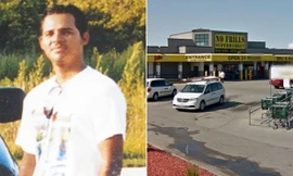 Larry Ely Murillo-Moncada (trái) và siêu thị No Frills. Ảnh: NY Post