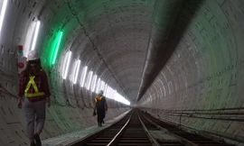 Bên trong hầm Metro do robot 'khủng' đào ở Sài Gòn