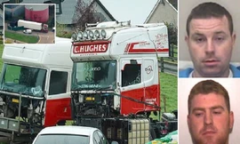 Hai anh em Christopher (ảnh trên) và Ronan Hughes (ảnh dưới).