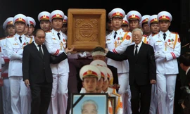 Hình ảnh lãnh đạo Đảng, Nhà nước tiễn biệt nguyên Tổng Bí thư Đỗ Mười