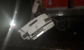 Hiện trường vụ tai nạn. Ảnh: RT/Emercom