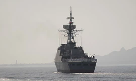 Tàu khu trục Sahand. Ảnh: Daily Mail