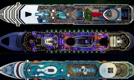 Những boong tàu khủng đẹp sững sờ nhìn từ trên cao