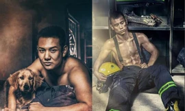 Lính cứu hỏa gây ‘sốt’ với bộ ảnh lịch khoe cơ bắp 