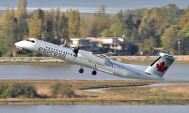 Máy bay Q400. Ảnh: Flickr