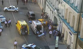 Hiện trường vụ tai nạn. Ảnh: Daily Mail