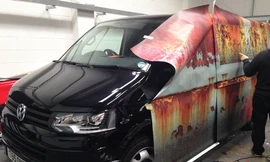 Xế xịn dán đề can thành xe đồng nát để... chống trộm