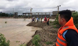 Hiện trường tìm kiếm nạn nhân. Ảnh: PCCC Thanh Hóa