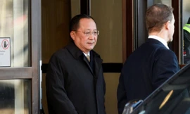 Ngoại trưởng Triều Tiên Ri Yong-ho. Ảnh: Reuters