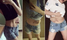 Rộ trào lưu ‘vòng tay chạm rốn’ khoe eo chuẩn