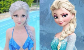 Mỹ nữ Brazil than khổ vì quá giống Nữ hoàng băng giá