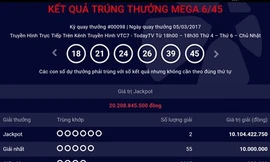 Hai vé Vietlott chia 20 tỷ được bán ở Quảng Ninh và Đồng Nai
