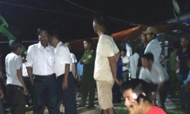 Hiện trường 2 cháu nhỏ tử nạn