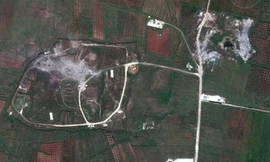 Căn cứ Syria trước và sau khi bị Mỹ tấn công nhìn từ ảnh vệ tinh