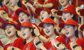 Nhìn gần 'đội quân sắc đẹp' được Hàn Quốc ngưỡng mộ của Triều Tiên