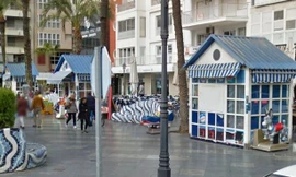 Quảng trường nơi cặp đôi "hành sự".