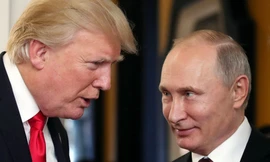Tổng thống Mỹ Donald Trump và Tổng thống Nga Vladimir Putin. Ảnh: AFP