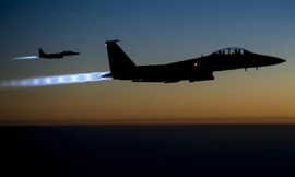 Máy bay F-15E của Mỹ. Ảnh: Reuters
