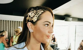 Rộ mốt dát vàng lên tóc đón Giáng sinh