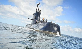 Tàu ngâm ARA San Juan. Ảnh: Hải quân Argentina