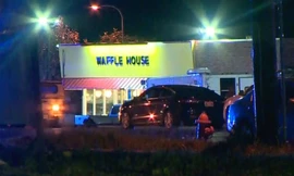 Hiện trường vụ xả súng. Ảnh: CNN