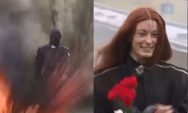 Liên tục giẫm trúng mìn, cô gái Nga vẫn cười tươi như hoa