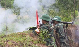 Quân khu 4: Trung đoàn 19, Sư đoàn 968 diễn tập bắn đạn thật