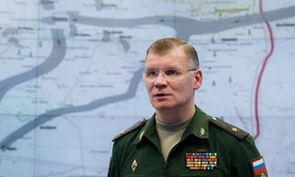Phát ngôn viên Bộ Quốc phòng Nga Igor Konashenkov. Ảnh: Tass