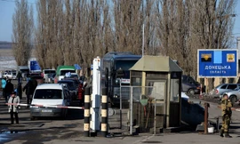 Biên giới Nga - Ukraine. Ảnh: AFP