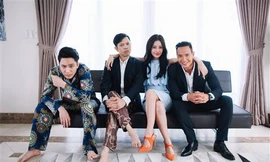 Thái Hoà, Kim Lý 'thử sức' làm vệ sĩ