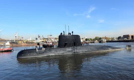 Tàu ngầm ARA San Juan. Ảnh: Sky News