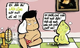 Tránh nóng kiểu... chú mèo “Lắm Lông”