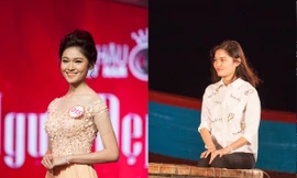 Thí sinh HHVN 2016 Thùy Dung 'dạn dĩ trong đêm' ở Lý Sơn