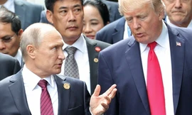 Tổng thống Nga Vladimir Putin và Tổng thống Mỹ Donald Trump. Ảnh: Sputnik