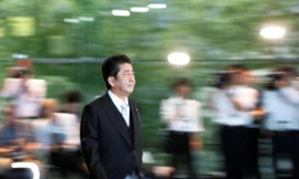 Thủ tướng Nhật Bản Shinzo Abe. Ảnh: Reuters