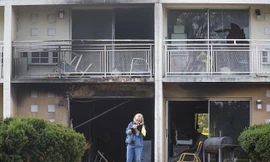 Hiện trường vụ cháy. Ảnh: Daily Mail