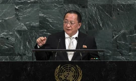  Bộ trưởng Ngoại giao Triều Tiên Ri Yong-ho. Ảnh: AFP