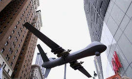 Máy bay trinh sát RQ-4. Ảnh: Reuters