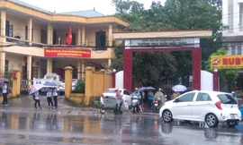 Trường Trần Quốc Toản, nơi em Nguyễn Công Minh ngã từ tầng 4 xuống đất.