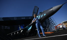 MiG-35 cải tiến xuất hiện tại triển lãm hàng không Nga. Ảnh: Sputnik