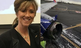 Nữ phi công cứu hàng trăm hành khách trên máy bay Mỹ nổ động cơ