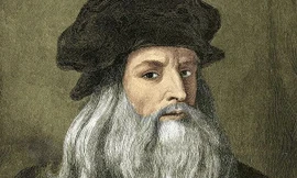 Chân dung danh hoạ Leonardo da Vinci.