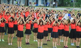 3.000 sinh viên đồng diễn nghệ thuật