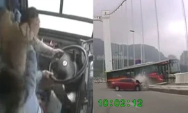 Hé lộ lí do nữ hành khách đánh đập tài xế khiến xe buýt lao xuống sông