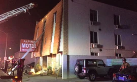 Hiện trường vụ cháy. Ảnh: CNN